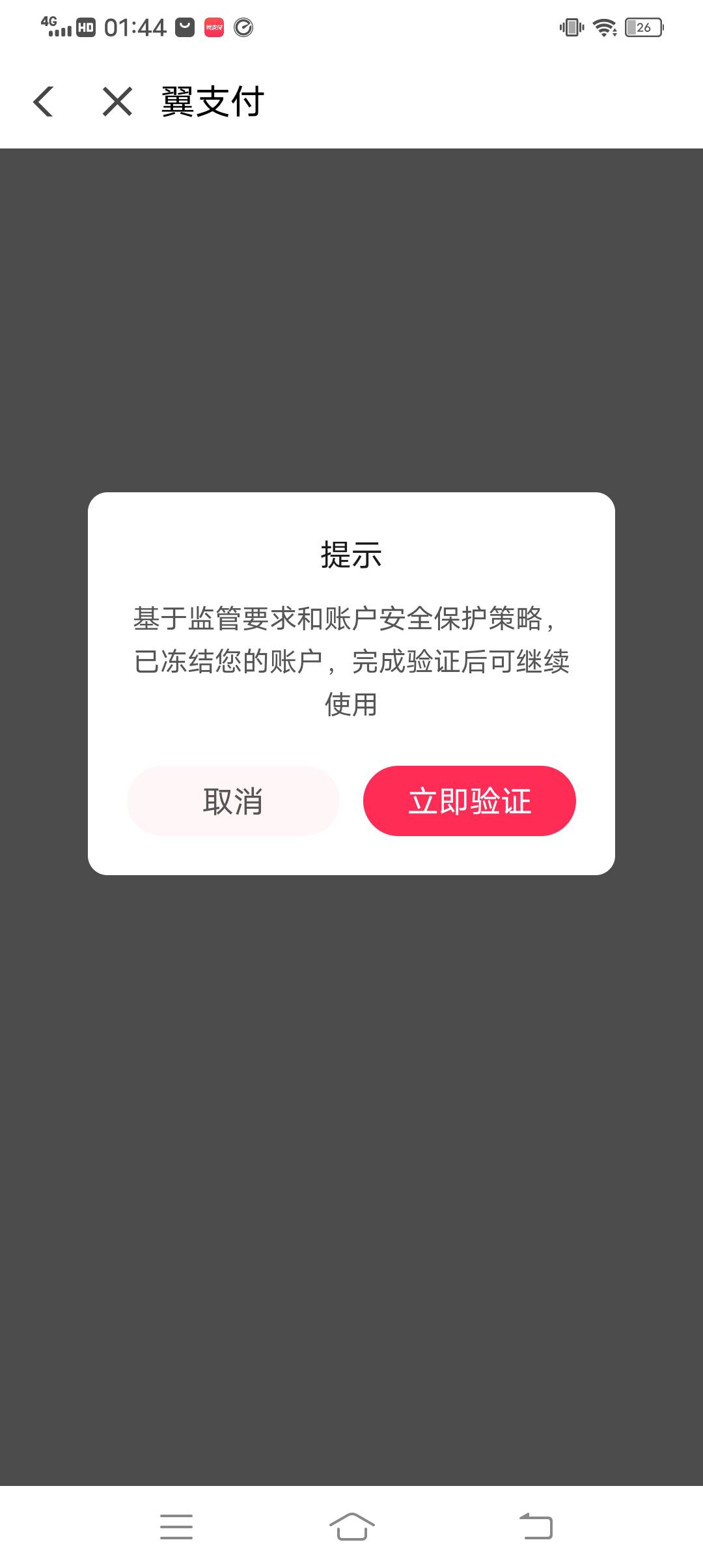翼支付扫码一直这样，后去解除，然后就显示一个审核成功之后还是这样，有老哥知道怎么54 / 作者:风霜罢了 / 