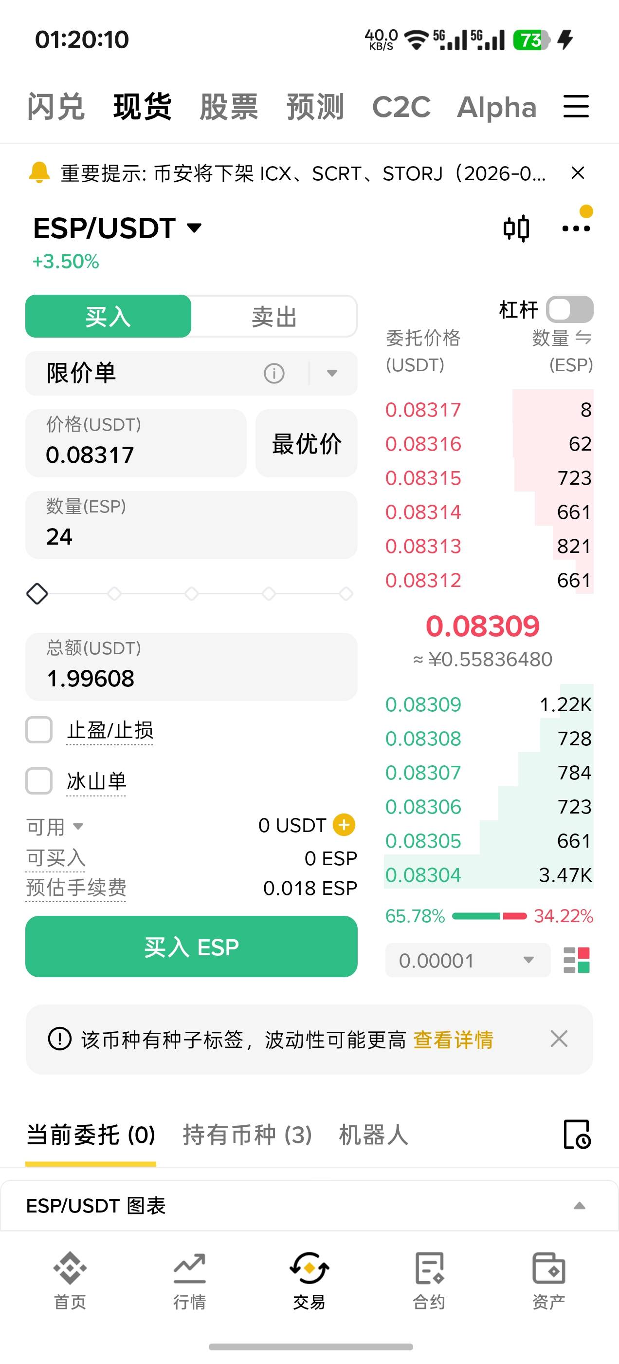 三个8esp，13毛


38 / 作者:成功叽叽咕咕 / 