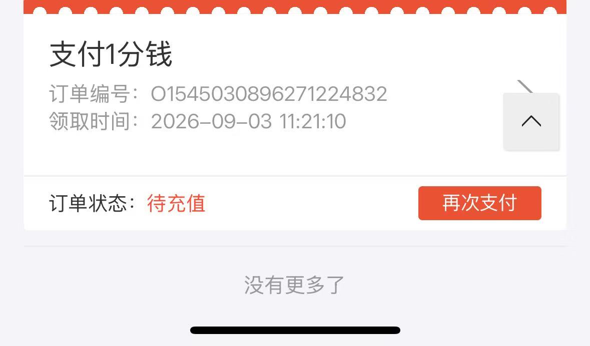 老哥们，再次支付支付不了呢？

63 / 作者:上来看看 / 