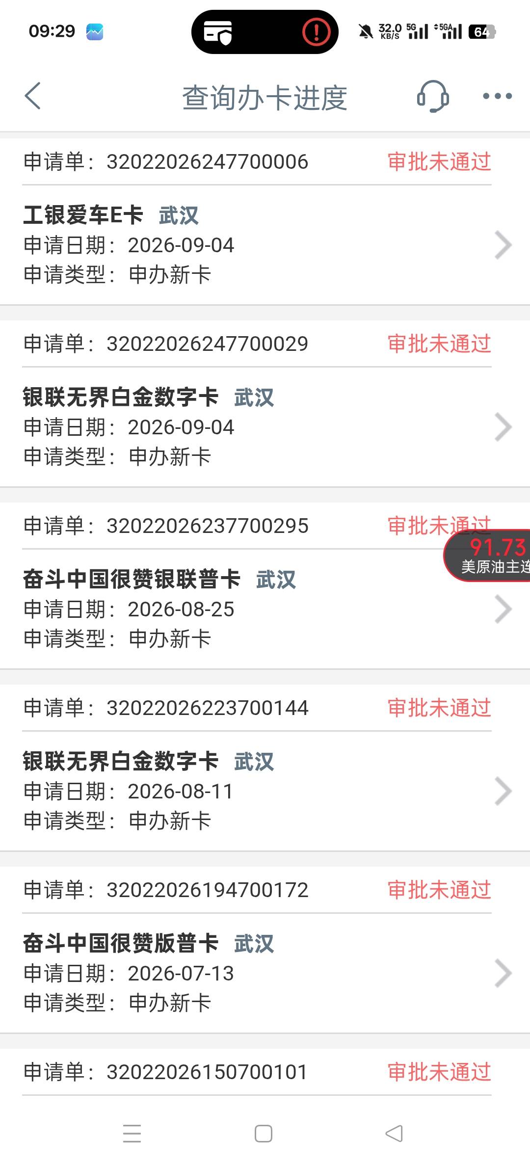 ，中信信用卡初审通过了，本来最近几个月已经把征信点花了，我就在云闪付碰碰运气，竟96 / 作者:二九六 / 