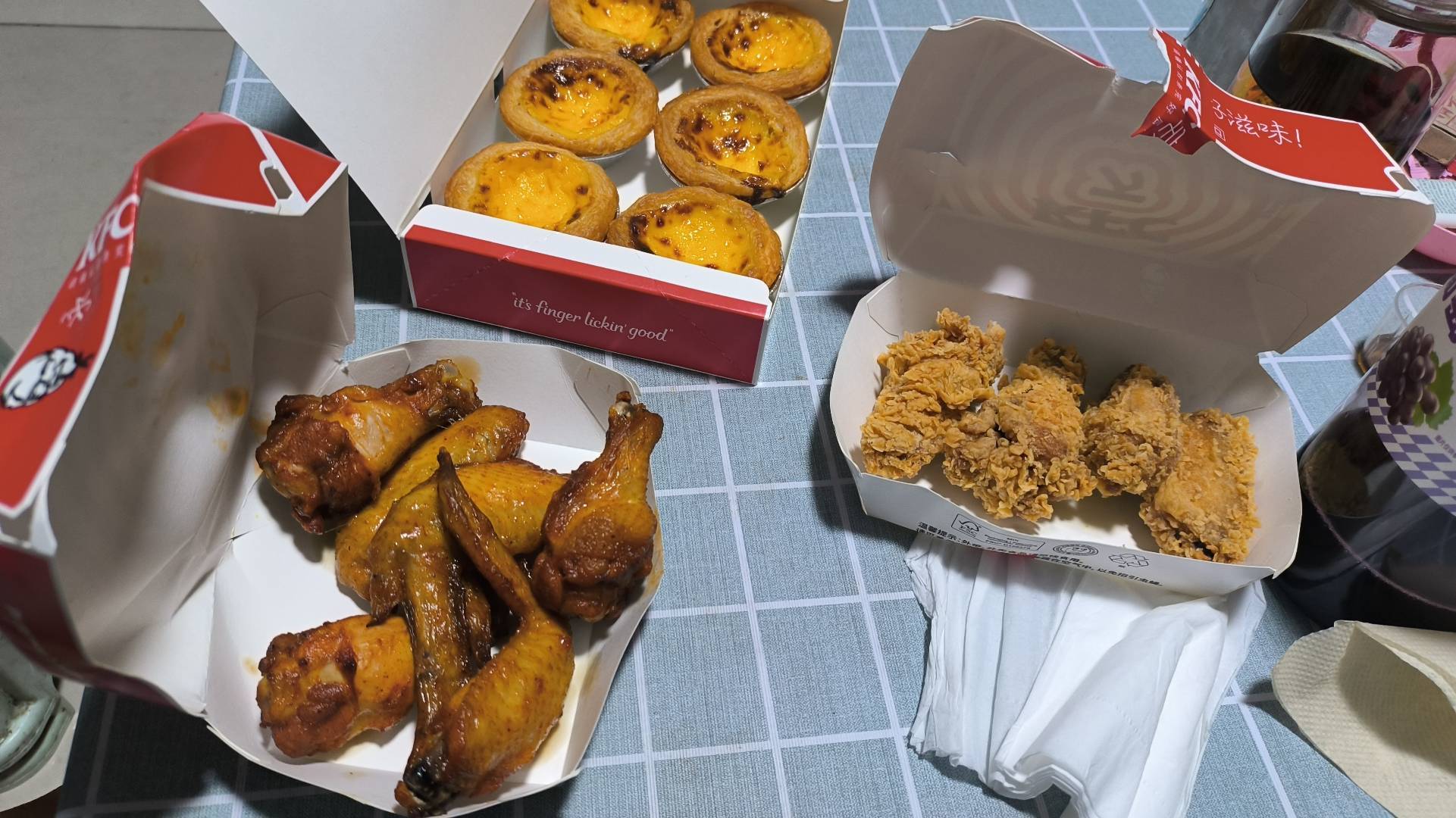今天都是跟吃有关的毛，保底三顿肯德基，美团免单一顿，工会一顿，京东送的京豆配合苏30 / 作者:恭喜发财zy / 