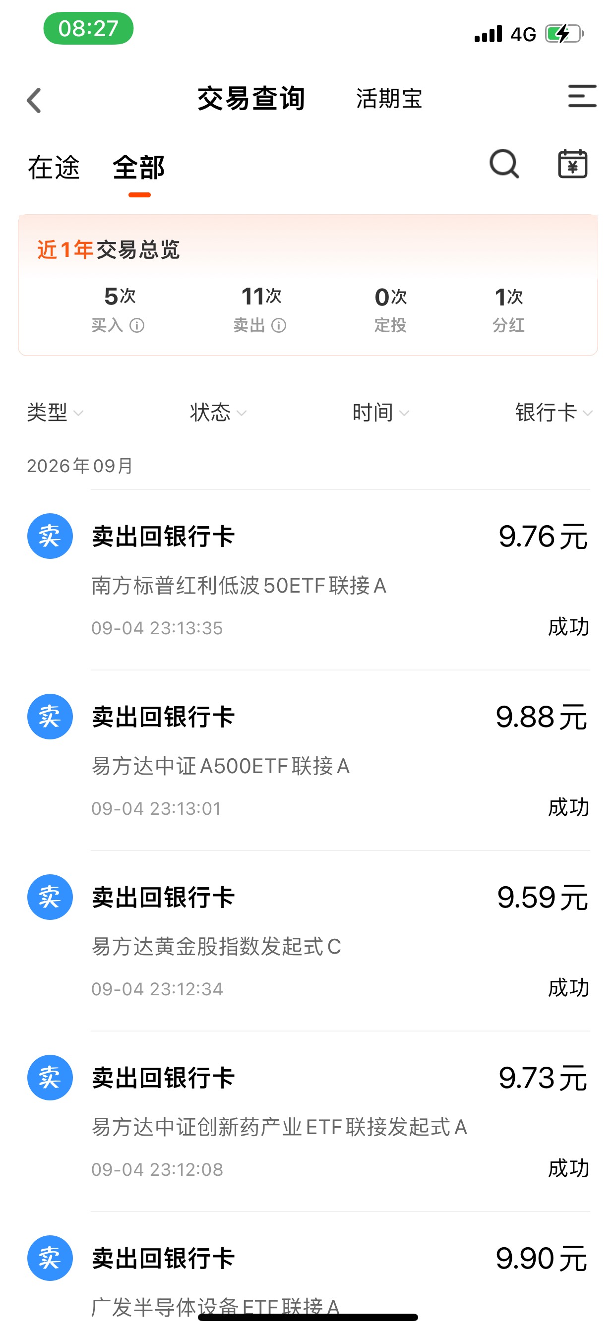 天天基金10-8有利润 买了 第二天等确认卖出 亏几毛钱 成本10 9.76+9.88+9.59+9.73+9.956 / 作者:小鬼是魔鬼 / 