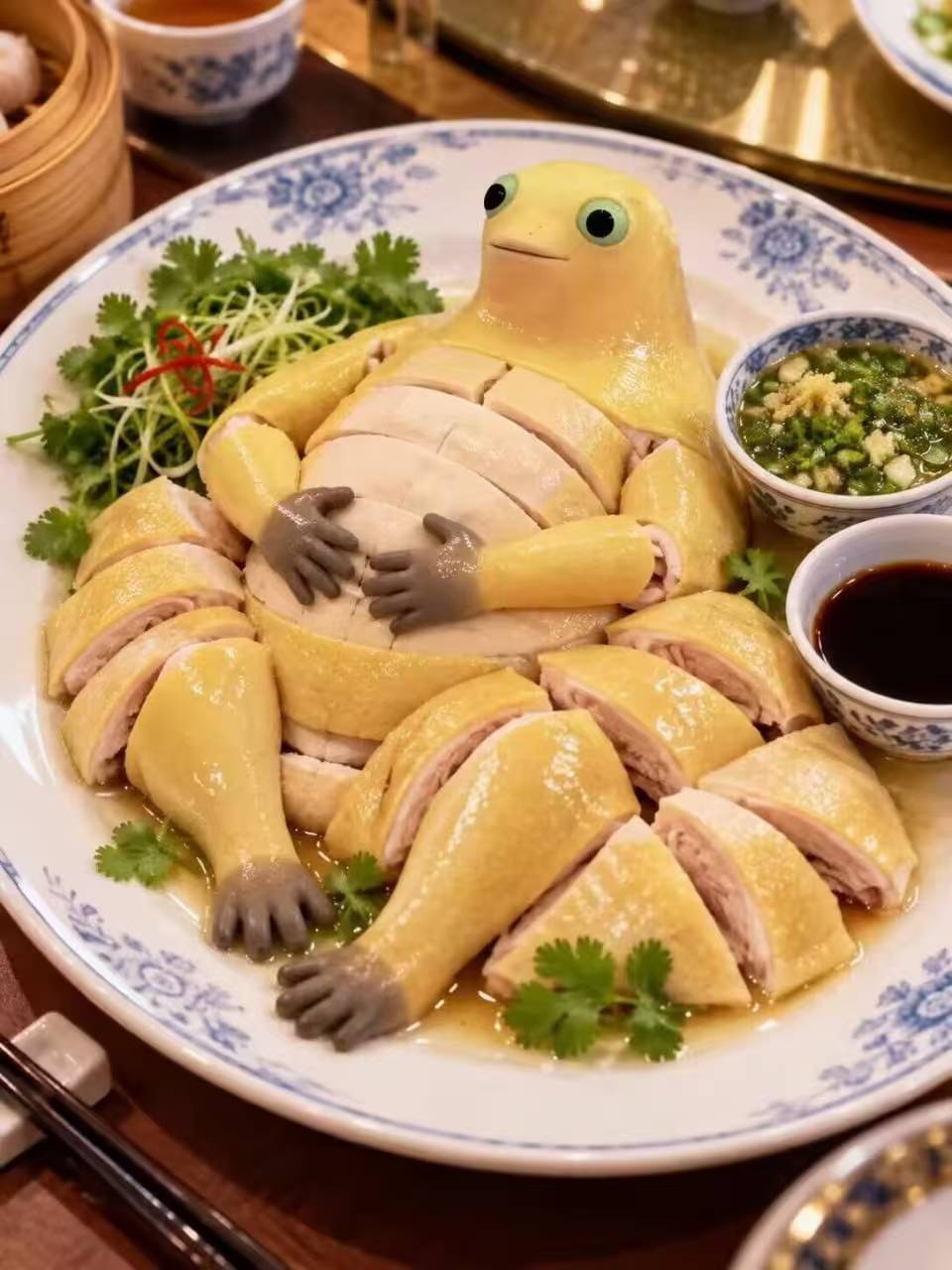 干饭了，今天吃白切鸡。

54 / 作者:撸毛小王子 / 