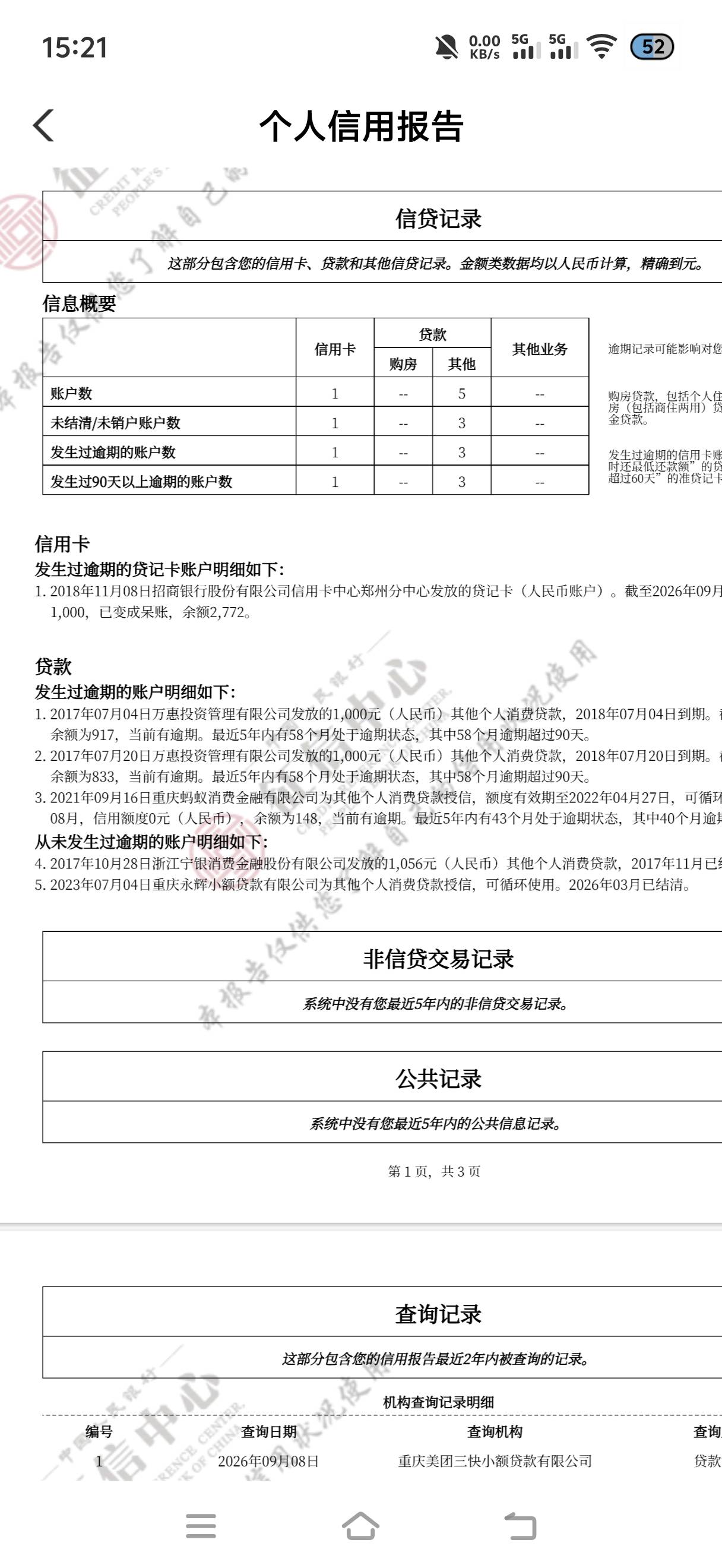 我这个征信还有救嘛一共加一起7千块钱，怎么活呀

45 / 作者:挂比了救我鸭 / 