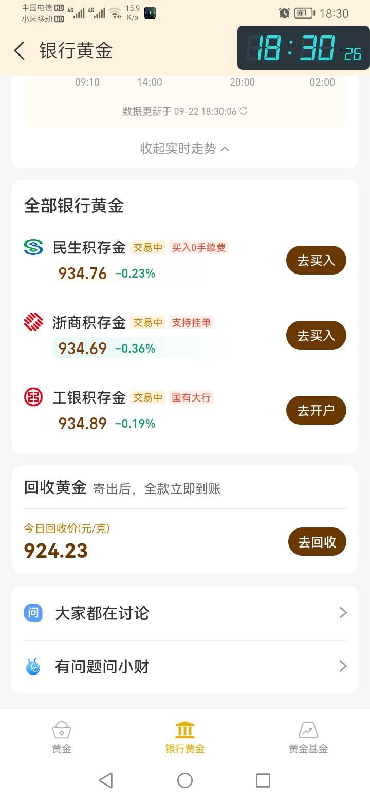 老哥们，民生和浙商开户都能给奖励，为什么工商银行的开户没有看到奖励啊？

87 / 作者:勇往直前8688 / 