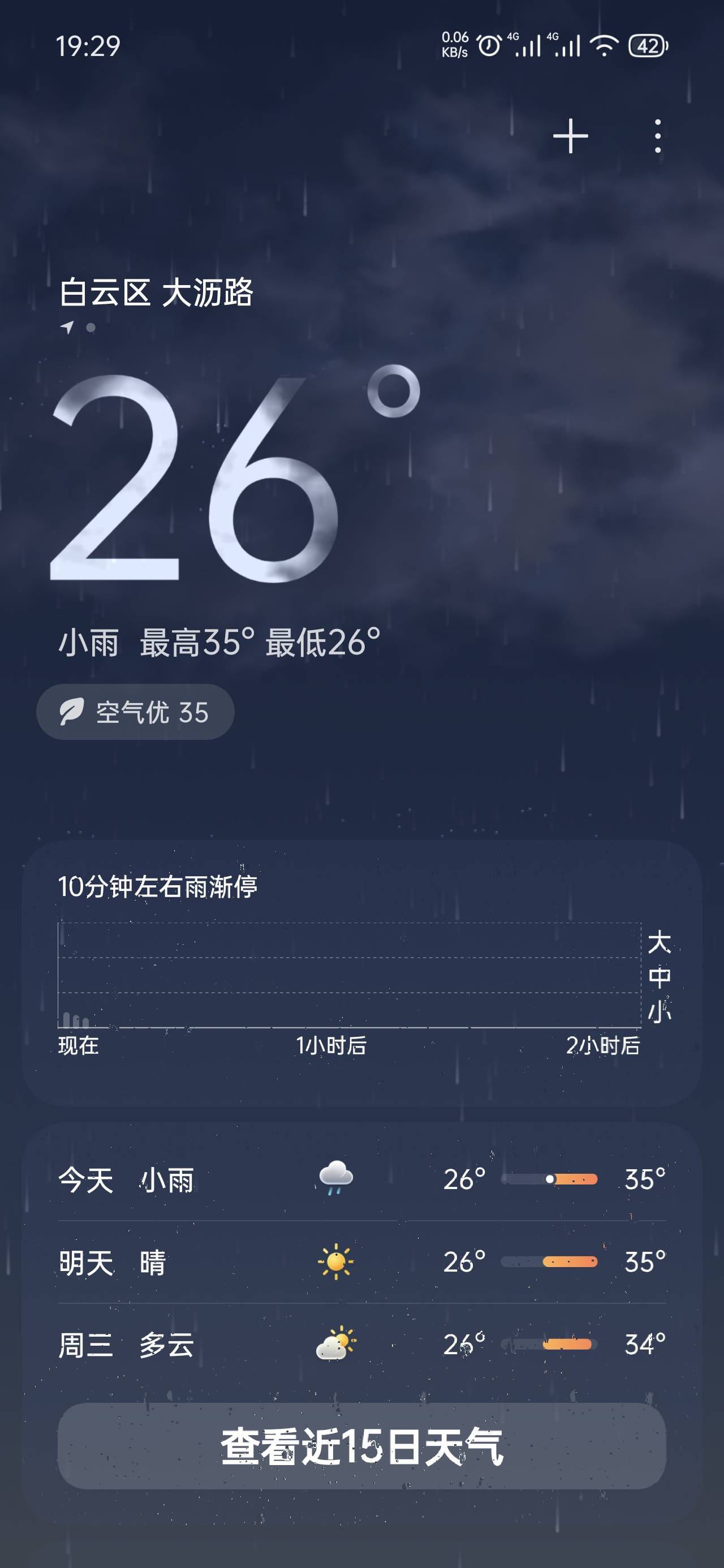 广州开始降温了？
今天晚上居然体感22℃吹凉风了
前几天晚上都是30-32℃体感，瓜皮房20 / 作者:话痨 / 