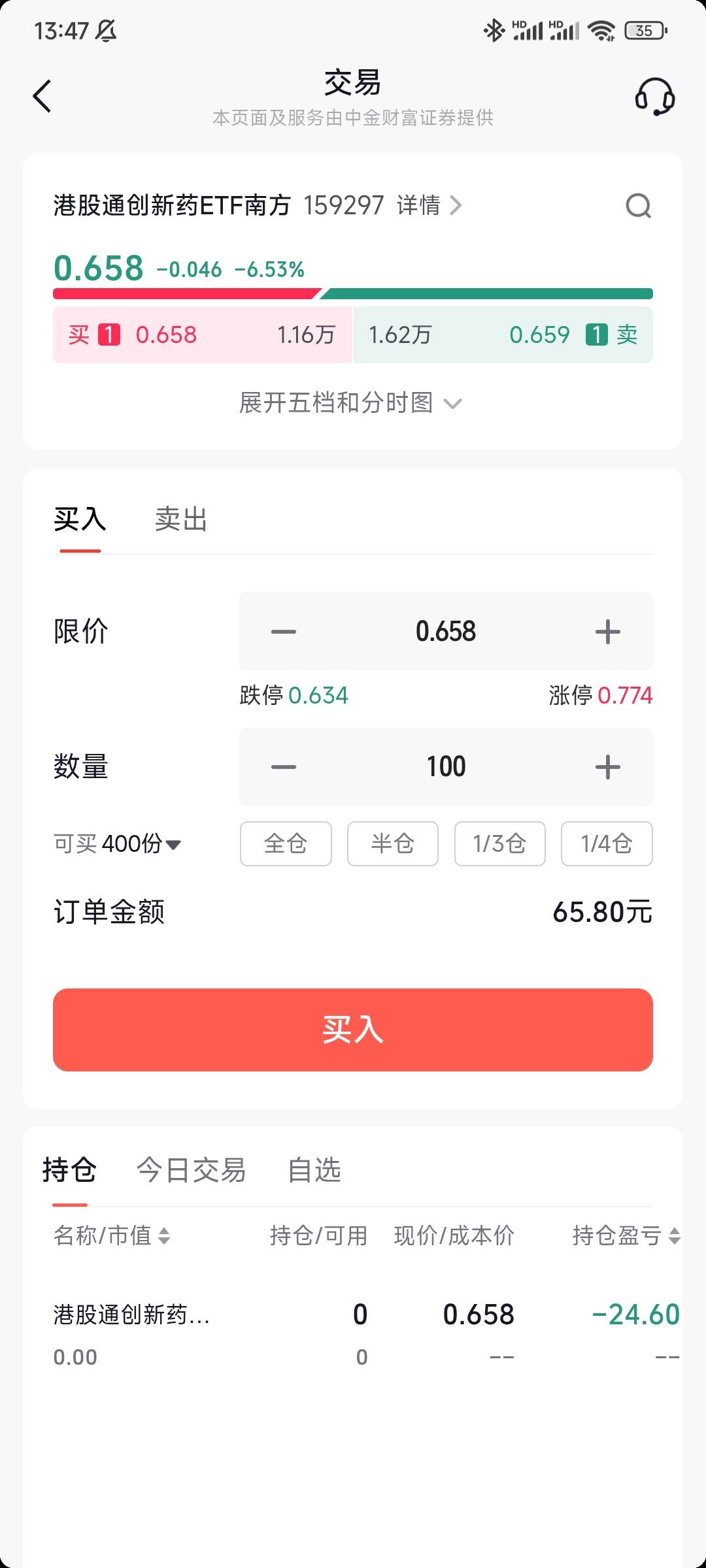 抖音这个买入100股不行吗？必须金额满100？

82 / 作者:随性人生 / 